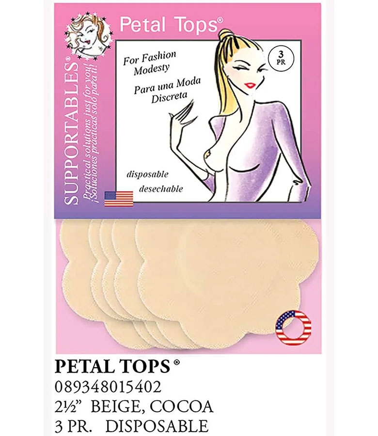 Braza Αυτοκόλλητα Θηλής Petal Tops 3Pack