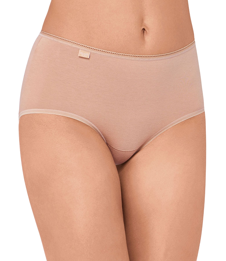 Sloggi Γυναικείο Boxer Ψηλόμεσο 24/7 Cotton Midi 3Pack