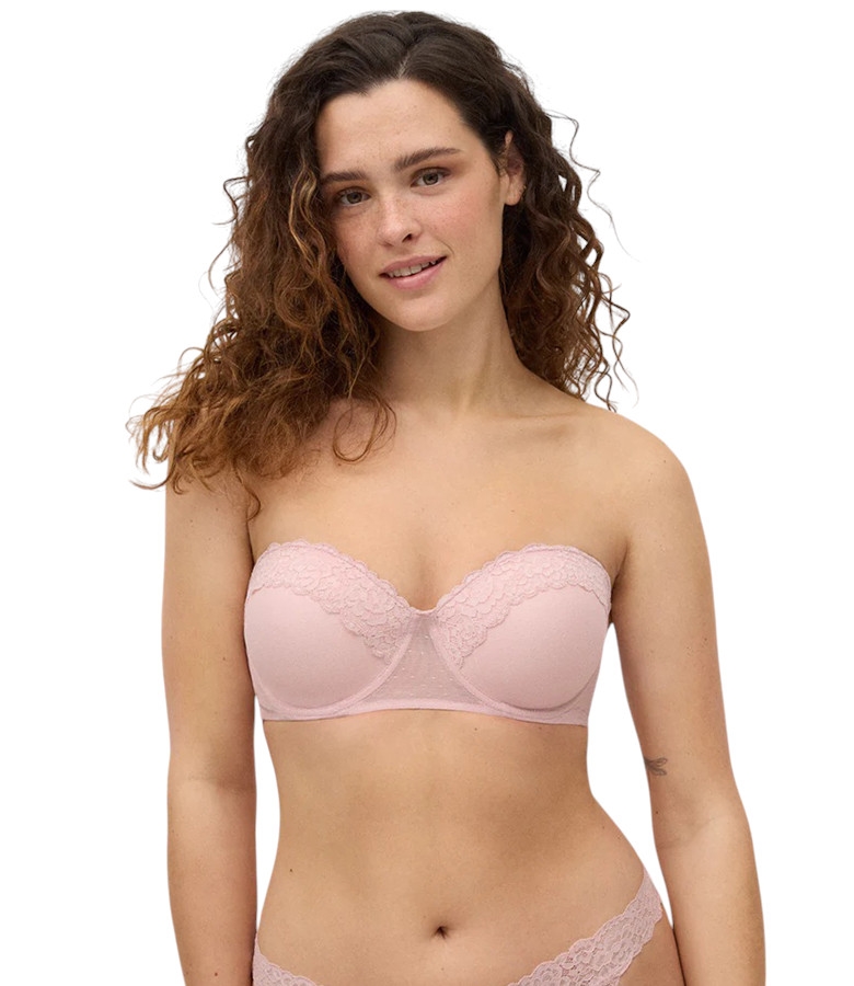 Ysabel Mora Σουτιέν Strapless με Δαντέλα