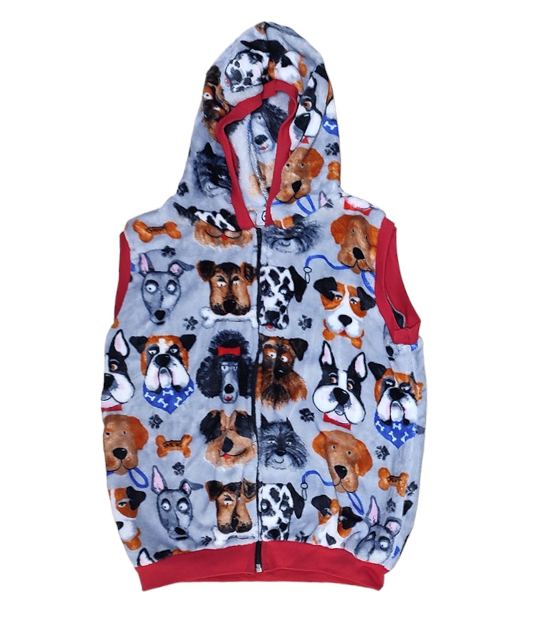 Παιδική Αμάνικη Ζακέτα Fleece με Φερμουάρ