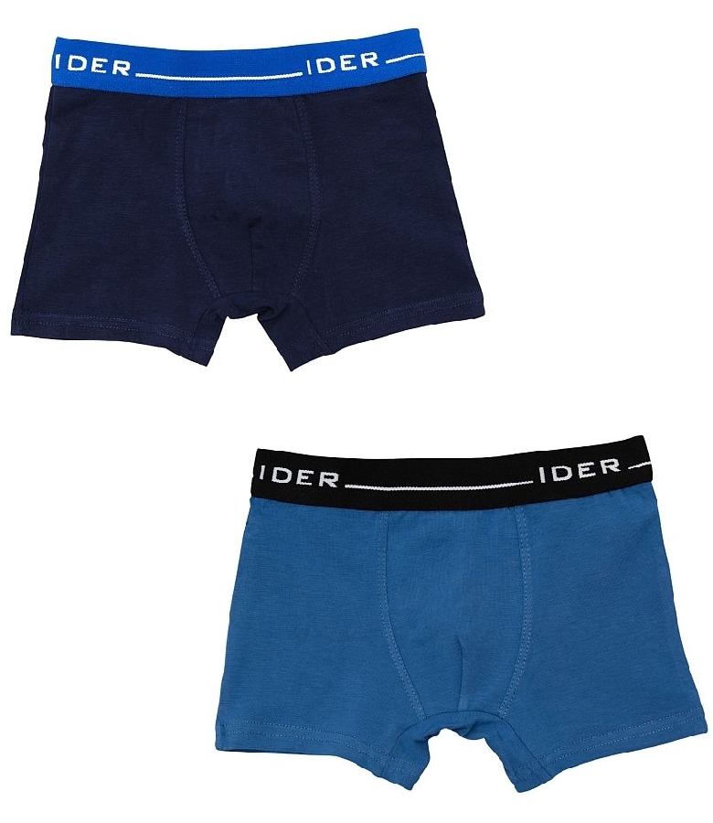Ider Μπόξερ για Αγόρι Μονόχρωμα 2Pack 