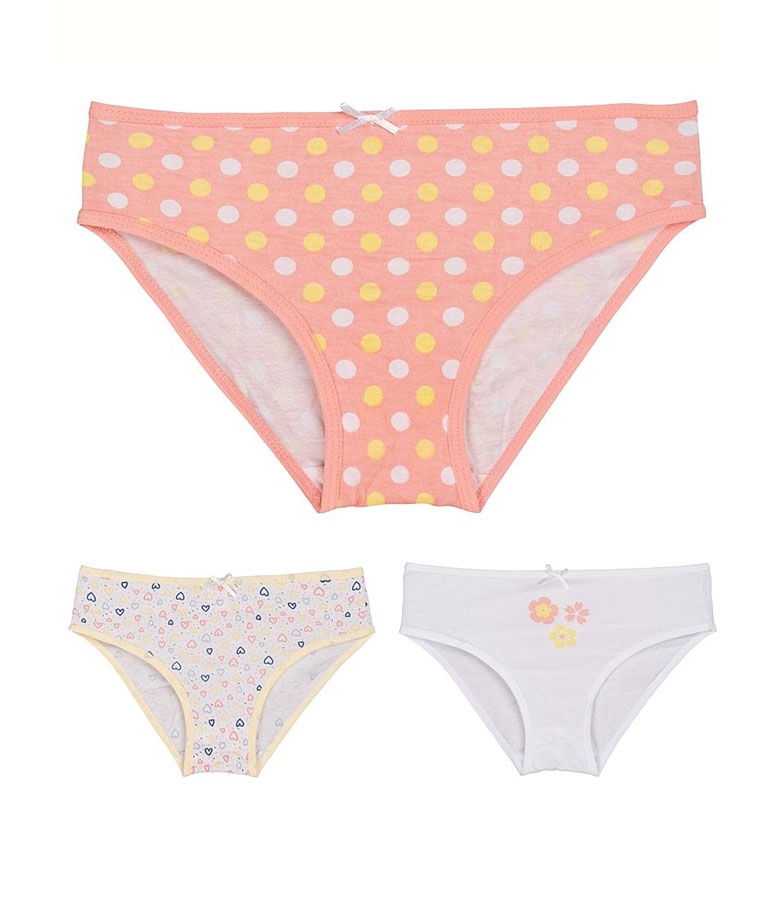 Ider Βαμβακερό Σλιπ για Κορίτσι 3Pack