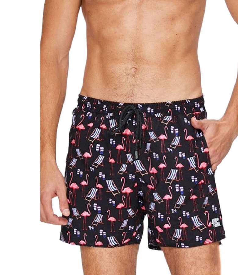 John Frank Ανδρικό Μαγιό Βερμούδα Flamingo
