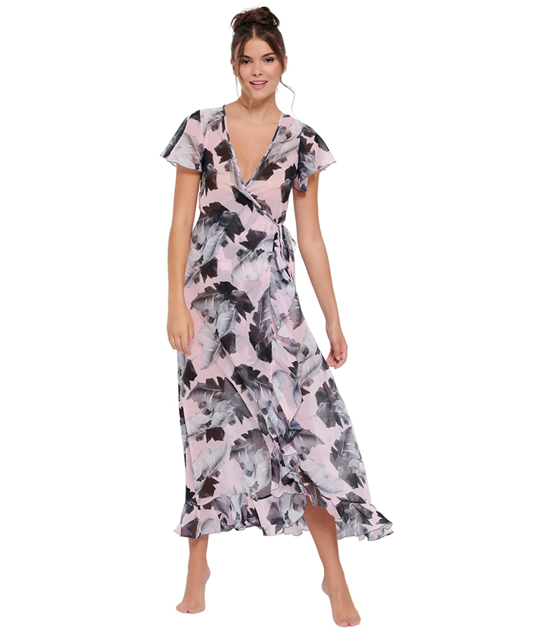 Jeannette Maxi Φόρεμα με Βολάν