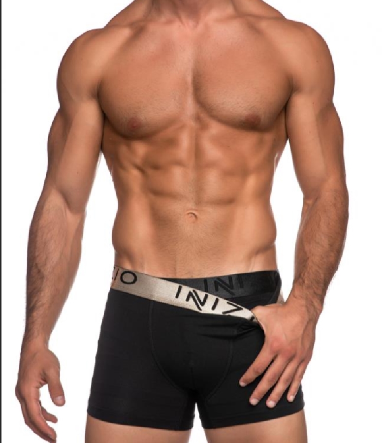 Inizio Boxer με Εξωτερικό Μεταλιζέ Λάστιχο 2Pack