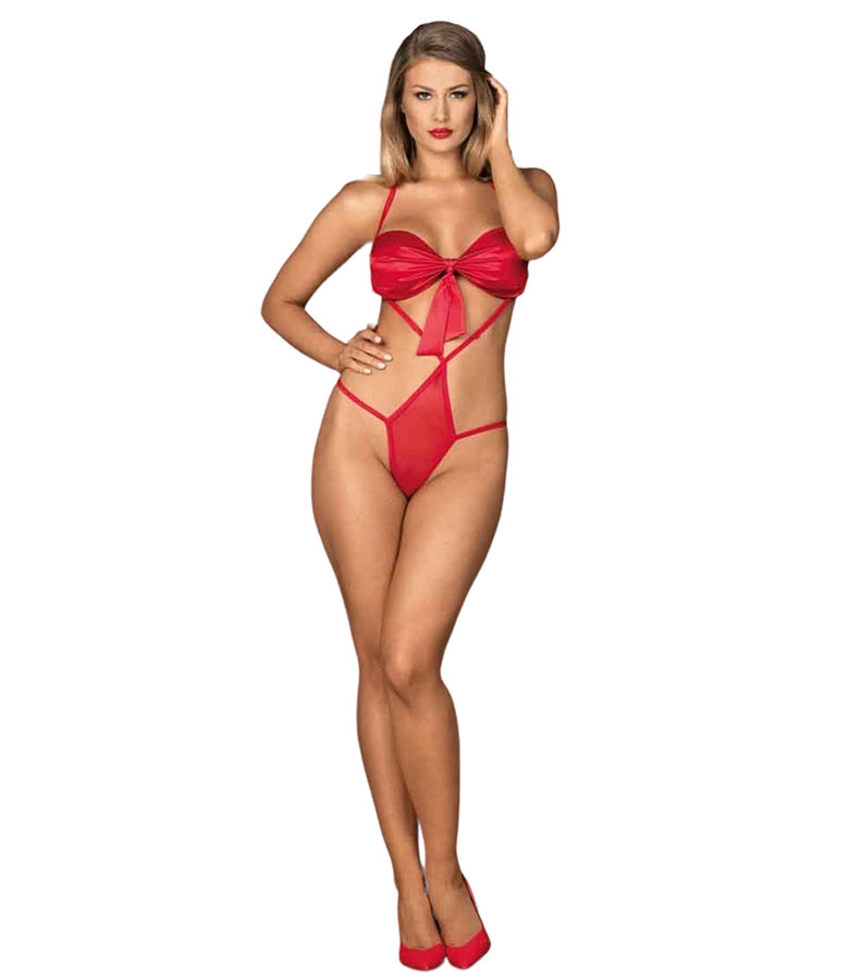 Obsessive Sexy Κορμάκι Σατέν