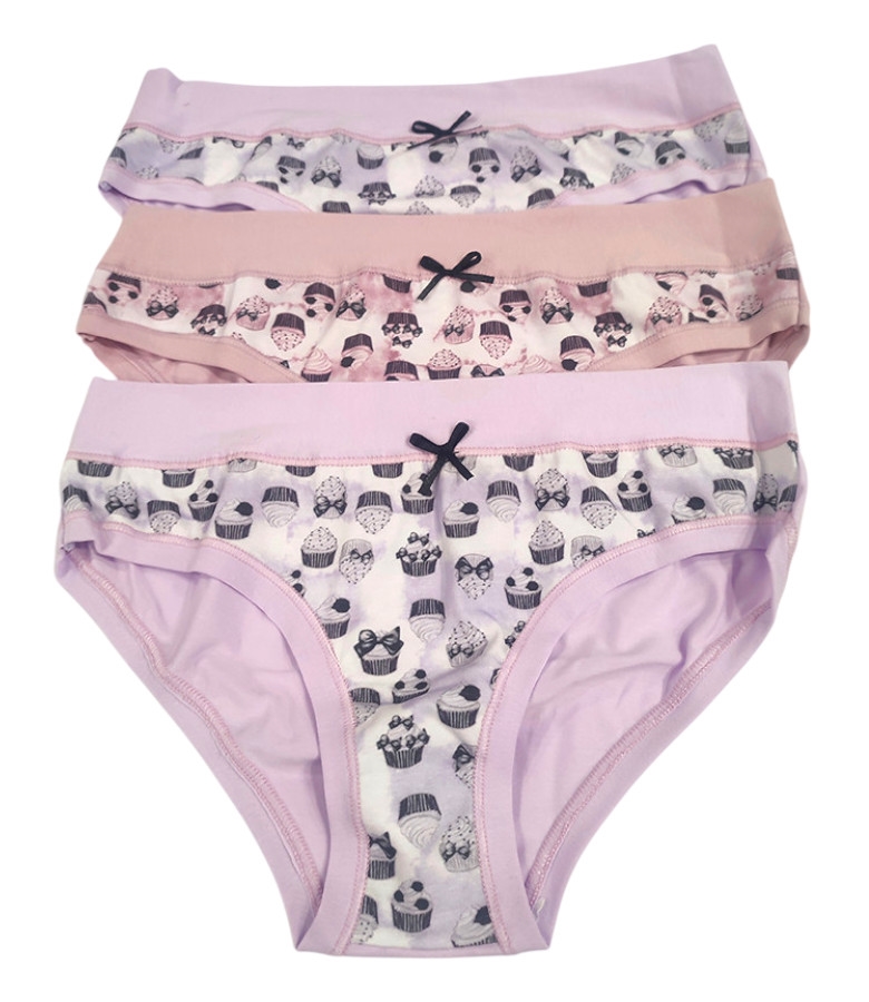 Γυναικείο Βαμβακερό Boxer Σλιπ 3Pack 