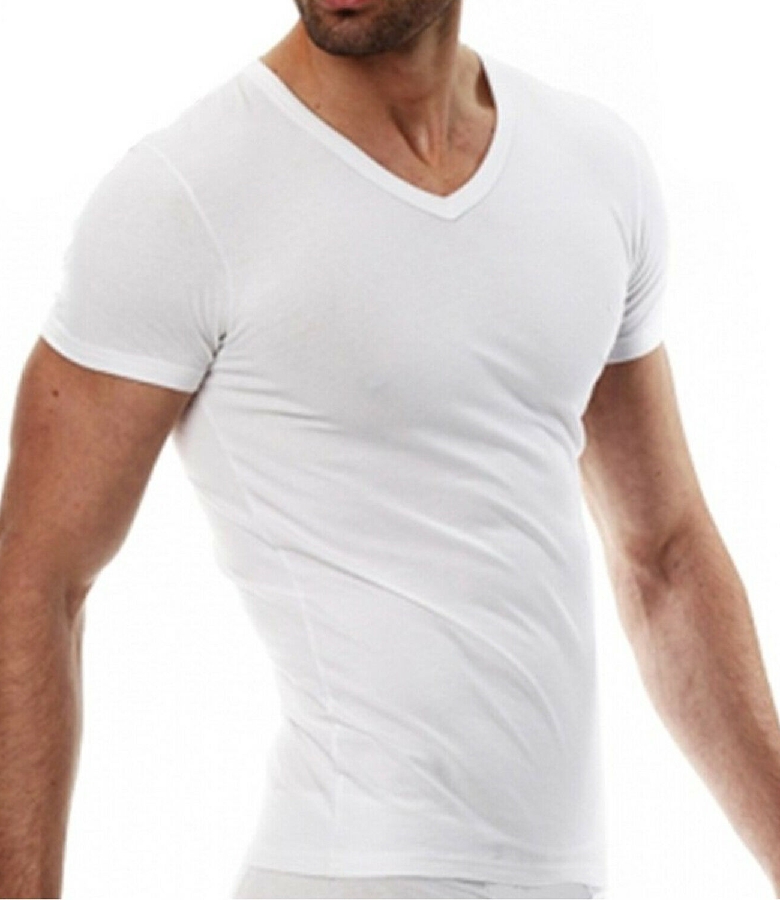 Ανδρική Κοντομάνικη Φανέλα V-Neck