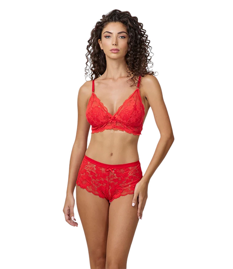 Bralette Bra with Hipster slip