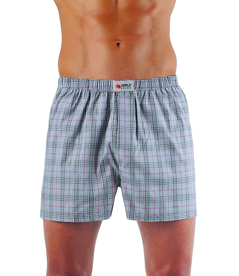 Apple Ανδρικό Φαρδύ Boxer Καρό Plus Size