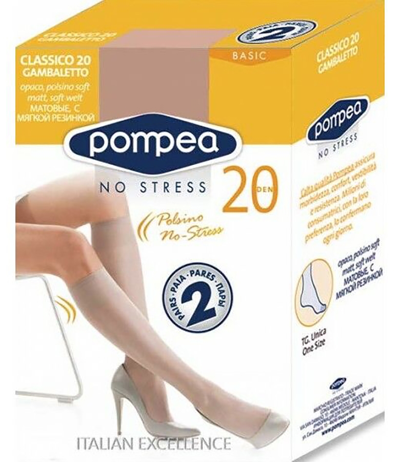 Pompea Κάλτσα Γυναικεία Vani 3/4 20Den 2Pack