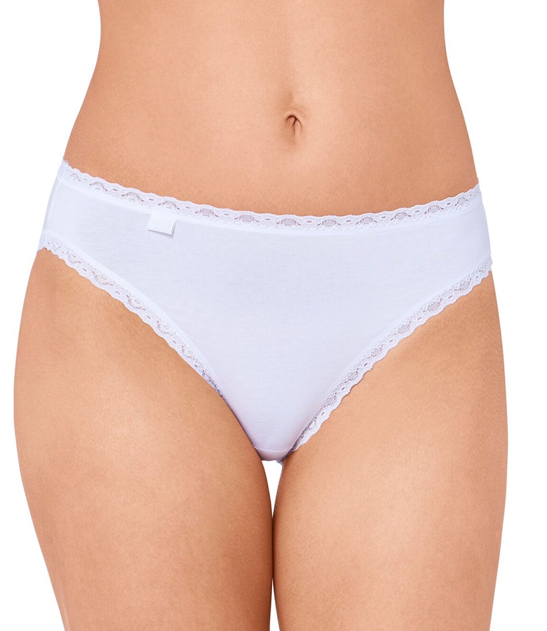 Sloggi Γυναικείο Σλιπ με Δαντέλα 24/7 Cotton Lace Tai 3Pack