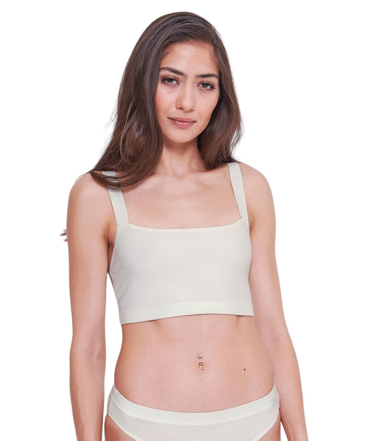 Sloggi Γυναικείο Βαμβακερό Crop Top GO Casual 