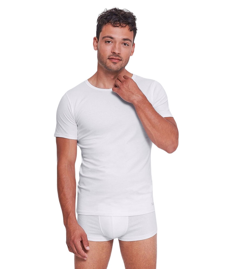 Sloggi Ανδρικό Κοντομάνικο T-Shirt GO ABC O-Neck 2Pack