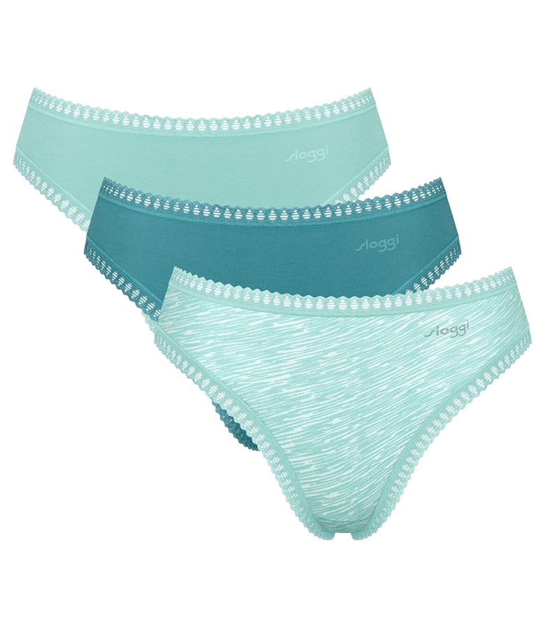 Sloggi Γυναικείο Ψηλόμεσο Σλιπ Gο Crush High Leg 3Pack