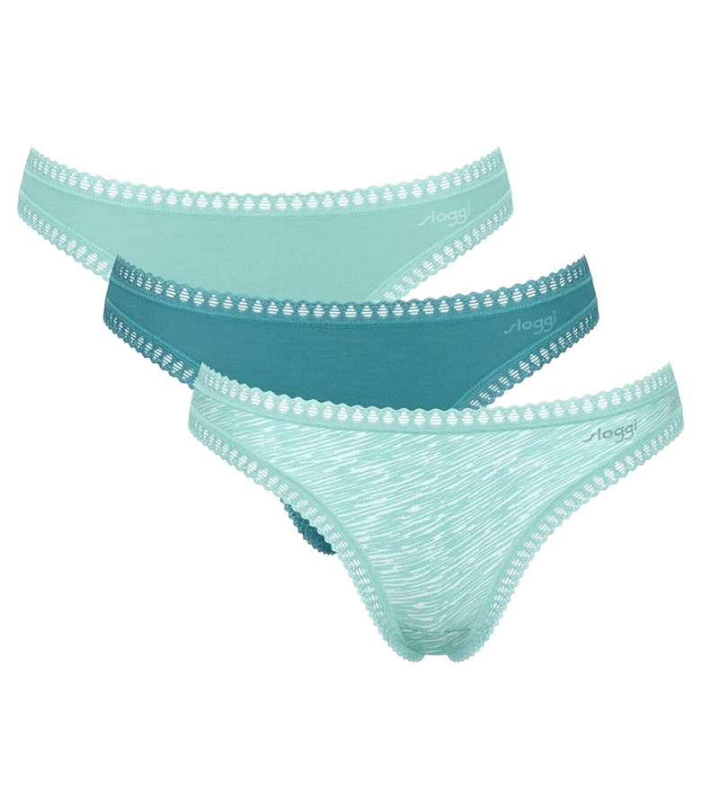 Sloggi Γυναικείο Brazil Gο Crush String 3Pack