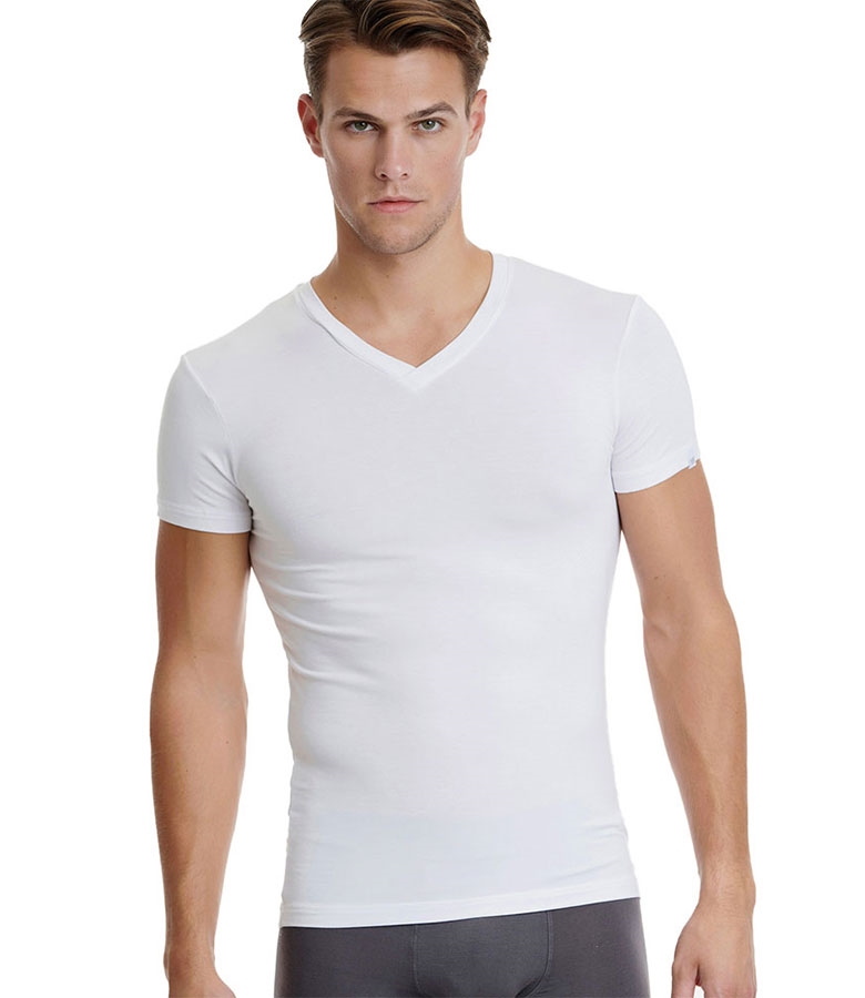 Walk Ανδρικό T-Shirt V-Neck Bamboo