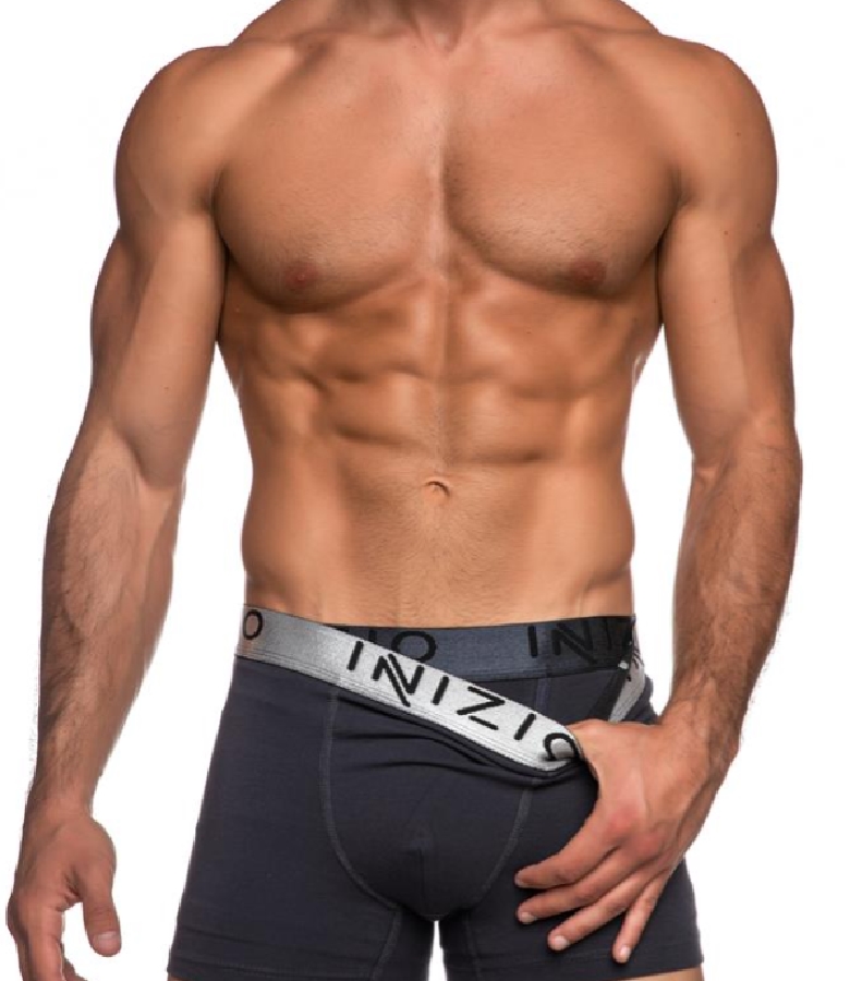 Inizio Boxer με Εξωτερικό Μεταλιζέ Λάστιχο 2Pack